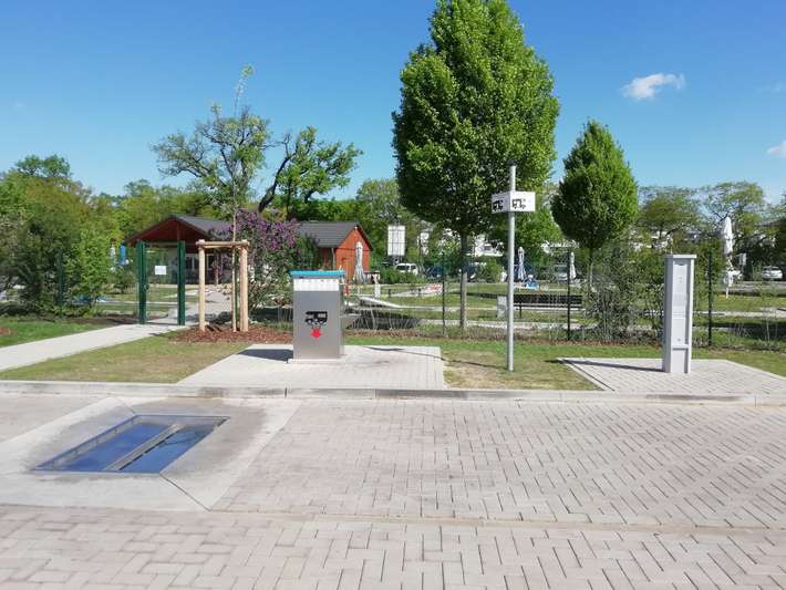 Camperplaats Am Badeland