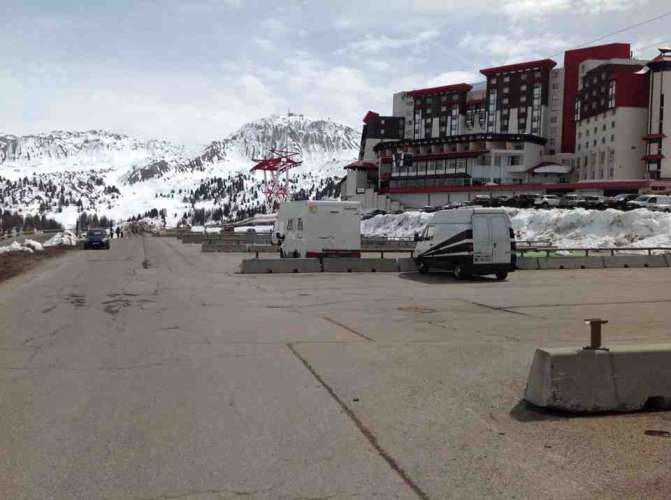 Parking Aime la Plagne 2100