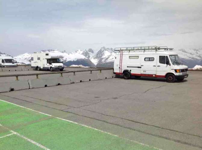 Parking Aime la Plagne 2100