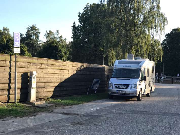 Parking  bij Camping De Graafschap
