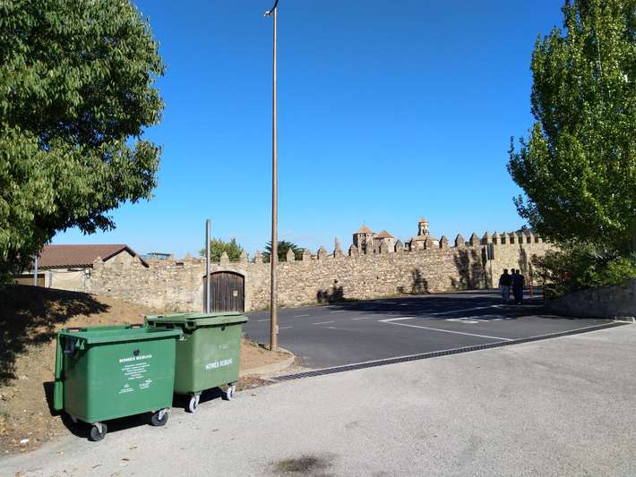 Pàrquing del Monestir de Poblet