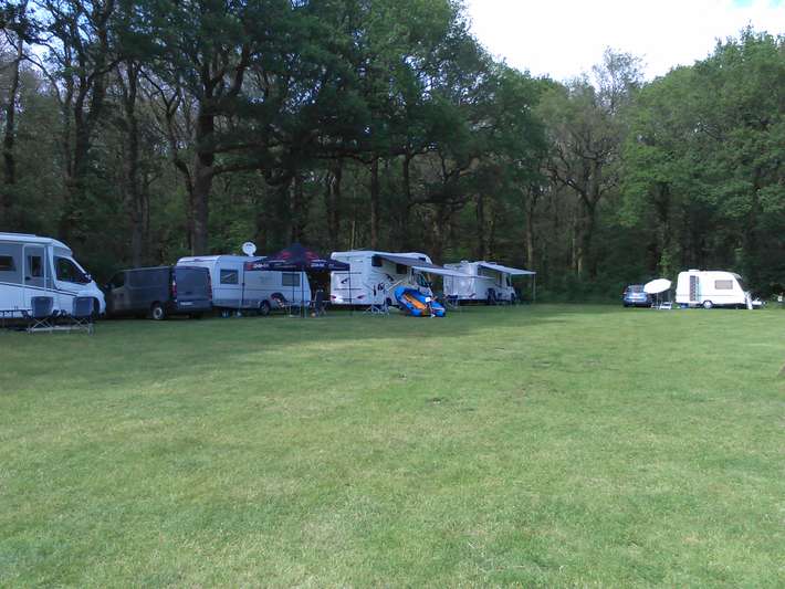 Camperplaats bij camping De Braamberg