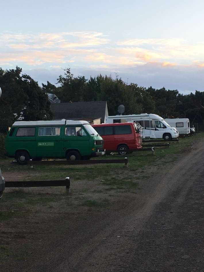 Camping An den Stranddünen