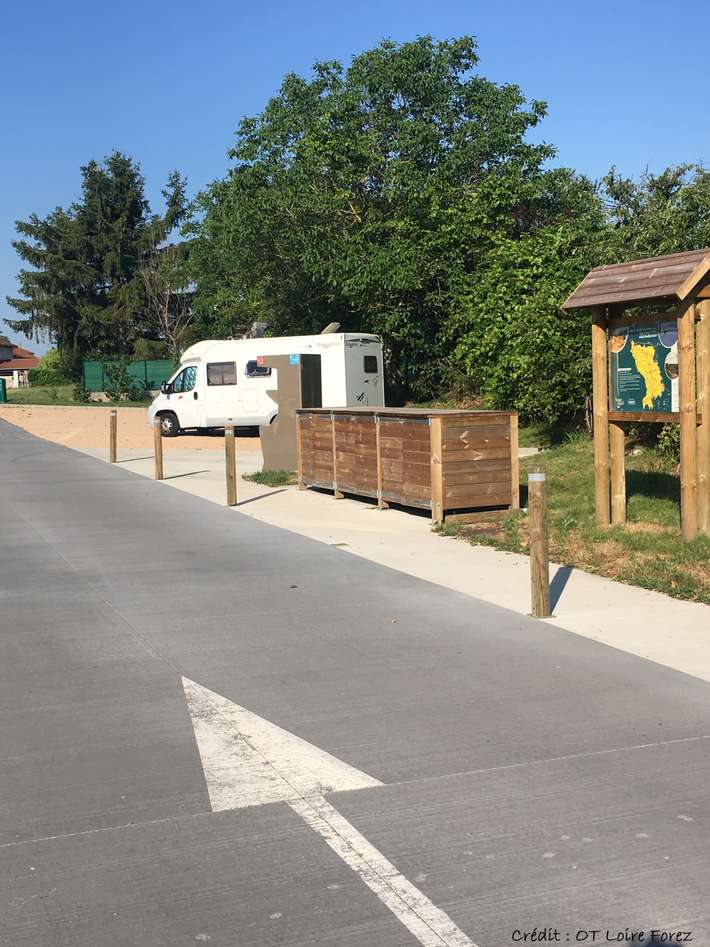 Aire de camping-car Loire Forez