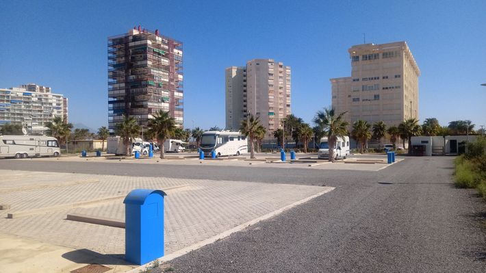 Area autocaravanas Playa de San Juan