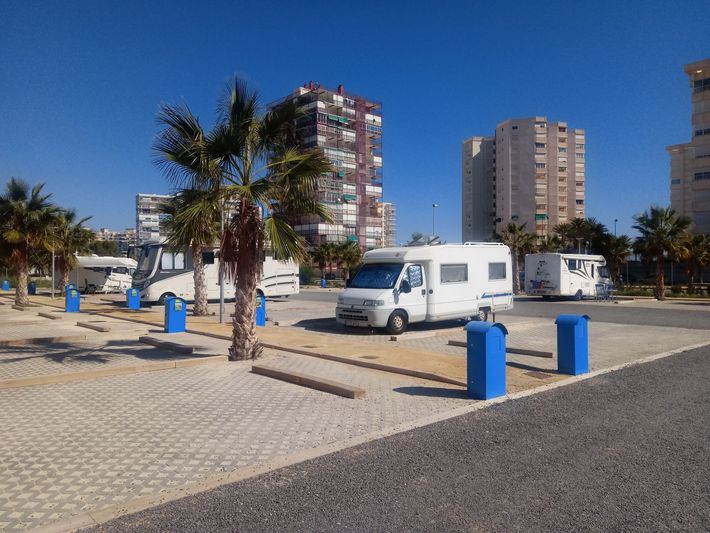 Area autocaravanas Playa de San Juan