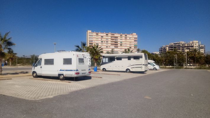 Area autocaravanas Playa de San Juan