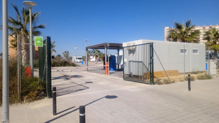 Area autocaravanas Playa de San Juan