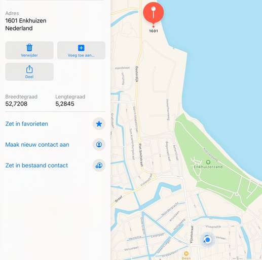 Een foto toegevoegd aan een locatie