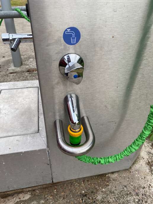Een foto toegevoegd aan een locatie