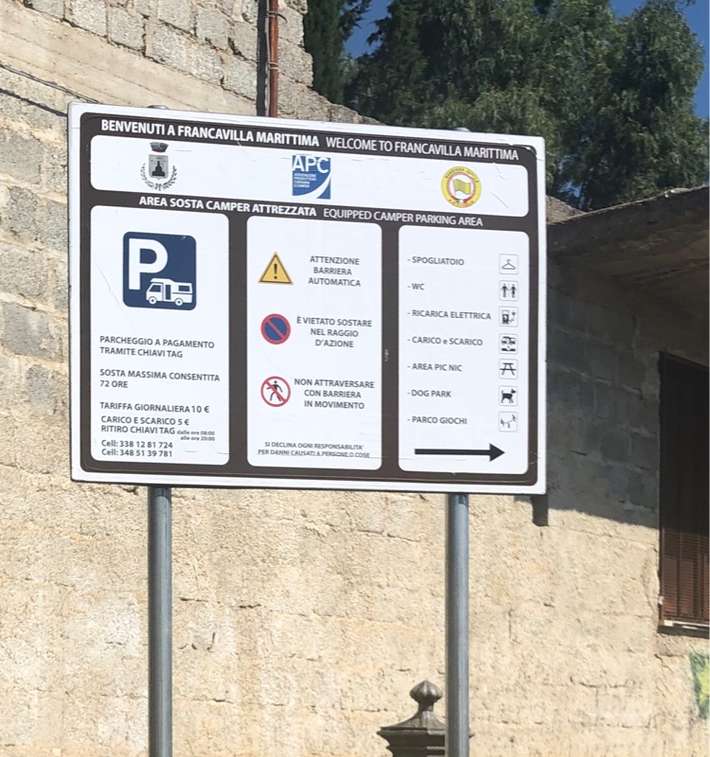 Area sosta