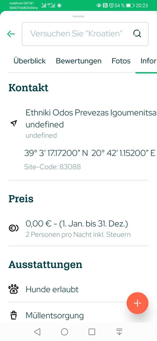 Einem Ort wurde ein Foto hinzugefügt
