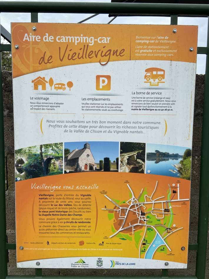 Aire de camping-car de Vieillevigne