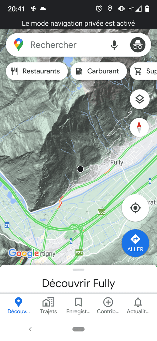 Ajout d'une photo à un emplacement
