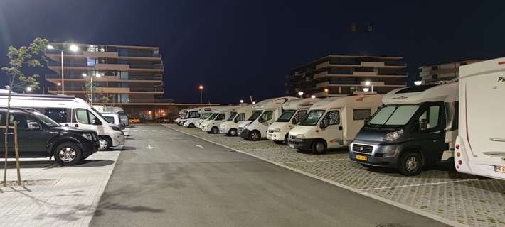 Parking and service area