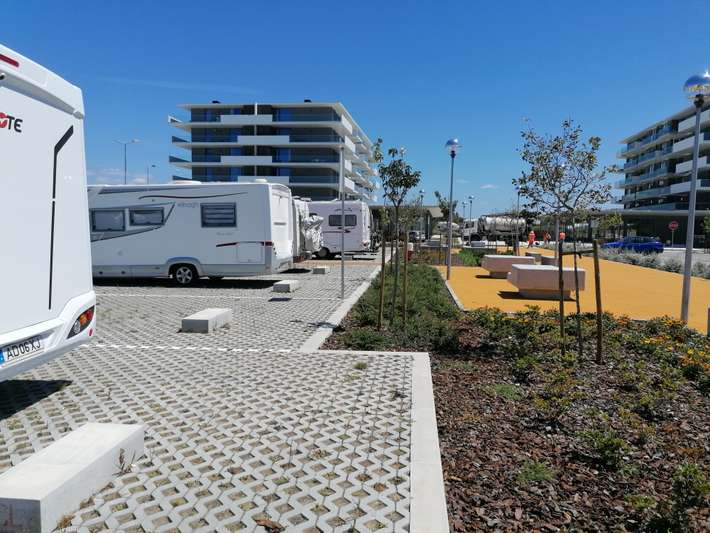 Parking and service area