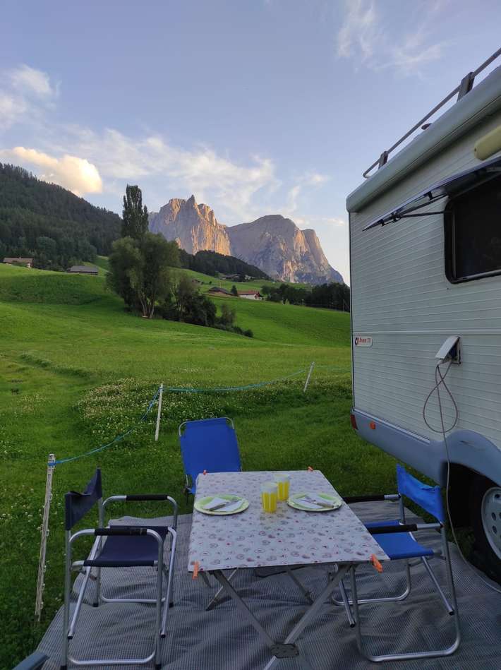 Sosta camper Tirlerhof