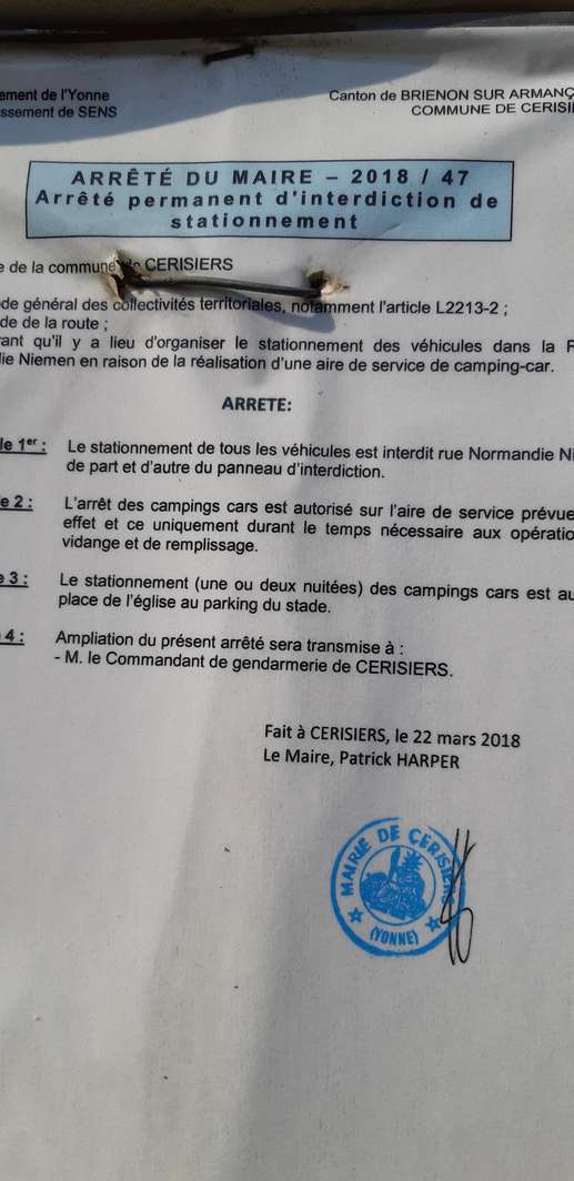 Ajout d'une photo à un emplacement