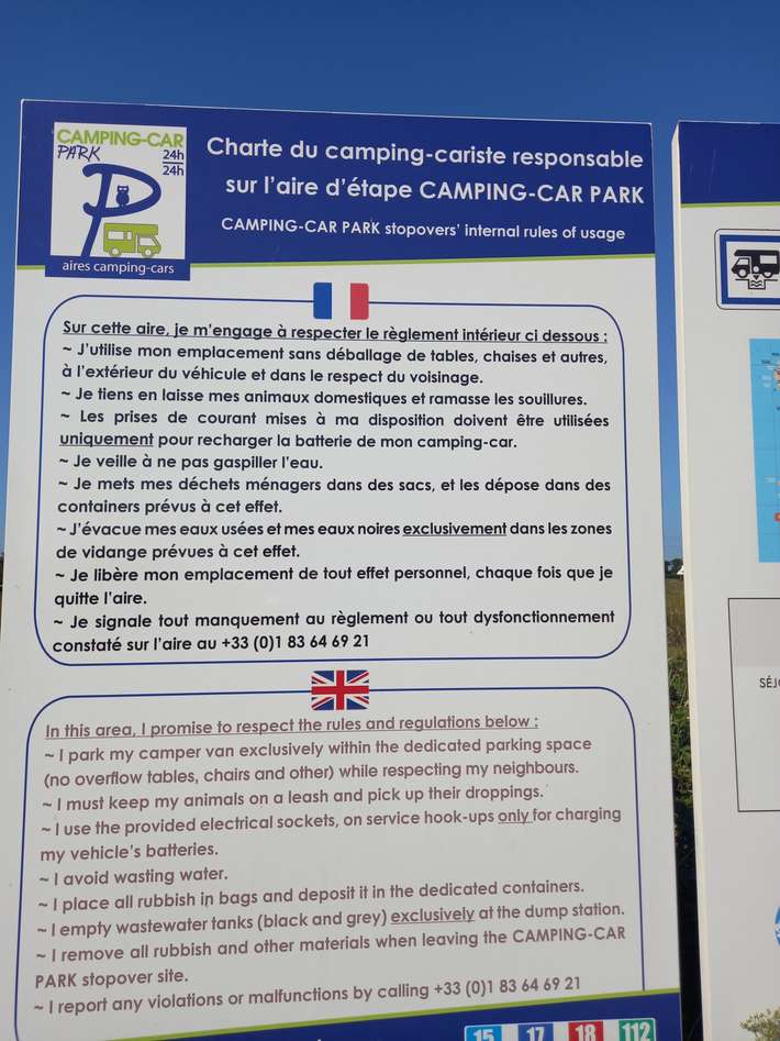 Aire de Camping-Car Plage la Source