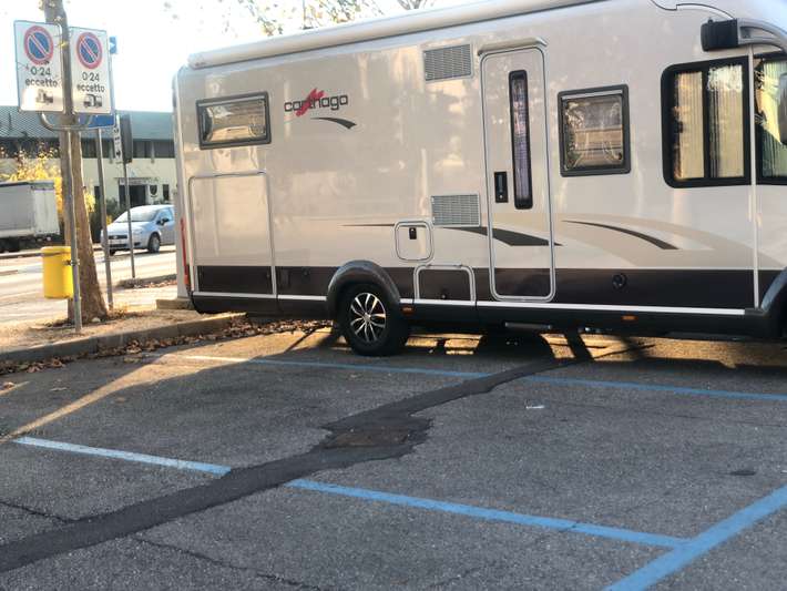 Parcheggio per camper