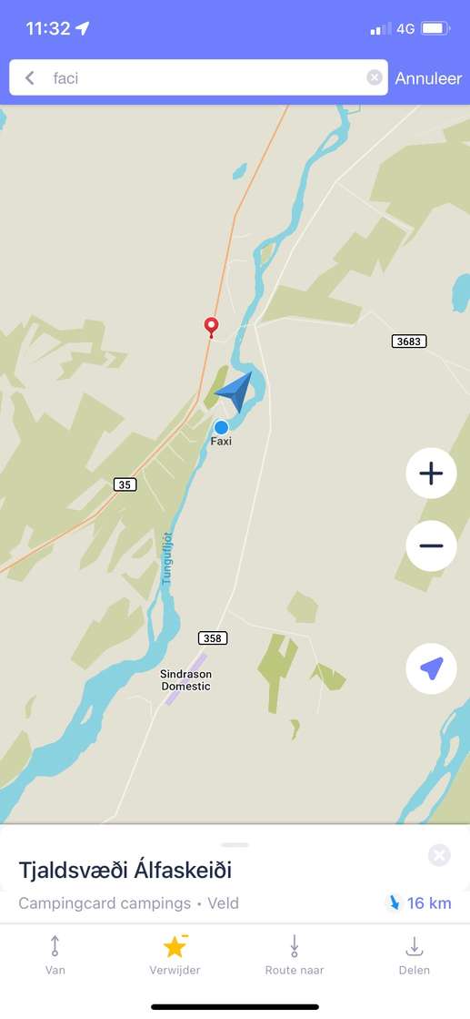 Een foto toegevoegd aan een locatie