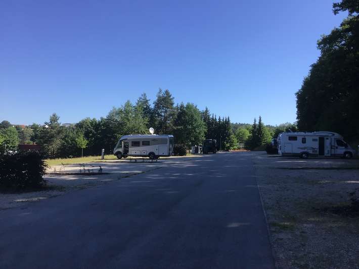 Stellplatz am Waldstrandbad