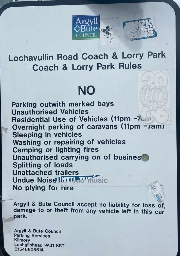 Lochavullin Coach & Lorry Park