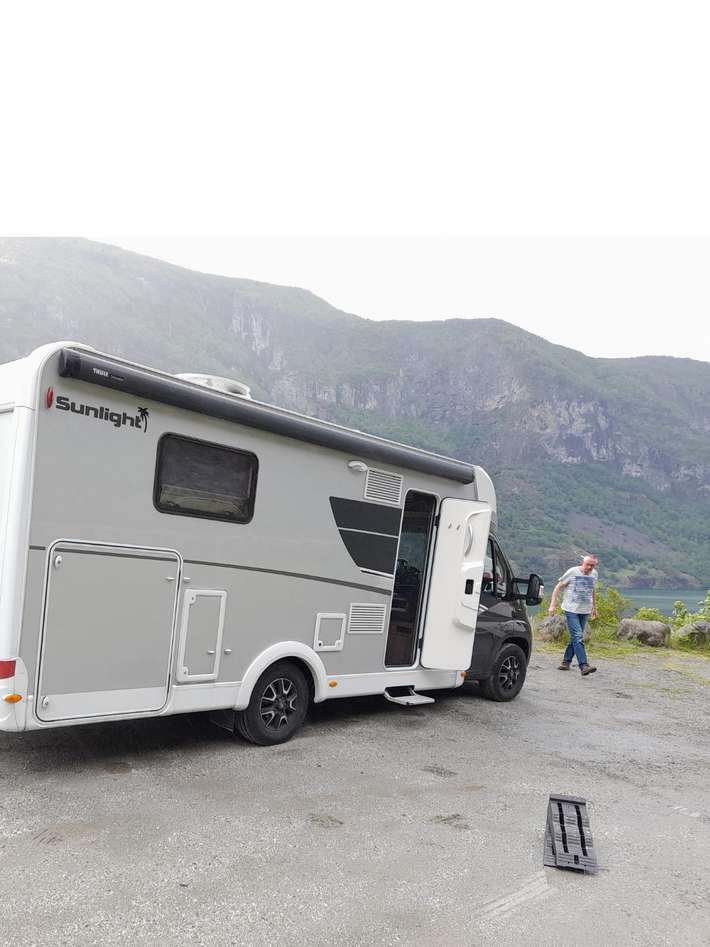 Strandavegen E16 Aurland, Noorwegen