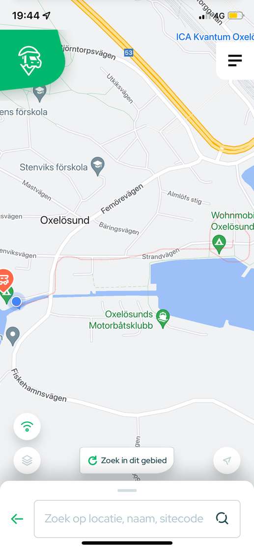 Een foto toegevoegd aan een locatie