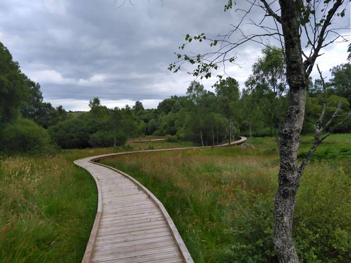 Parking Glen Finglas Visitor Center