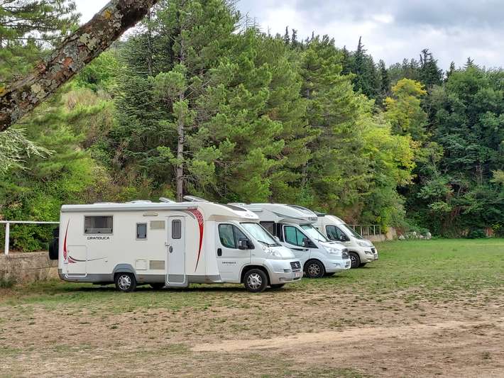 Aire d'accueil camping car de Mirmande