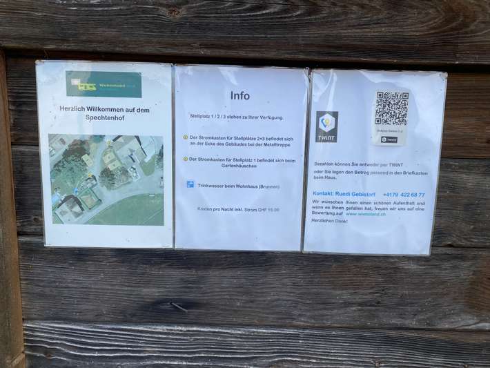 Wohnmobil Stellplatz Spechtenhof