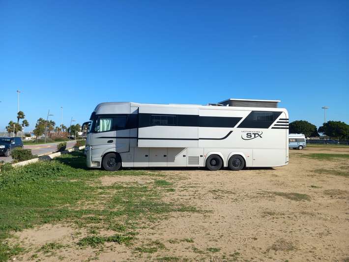 Area Autocaravana Matalascañas. Deze plek bestaat niet meer!
