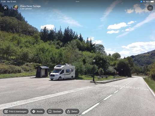 Een foto toegevoegd aan een locatie
