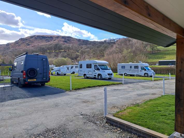 Elan Oaks Camping and Caravan Site.