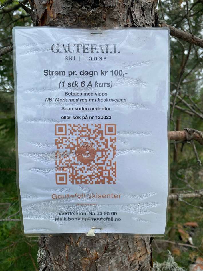 Gautefall bobilparkering