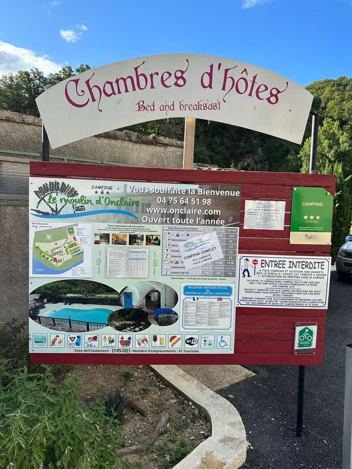 Camping le Moulinette d'Onclaire
