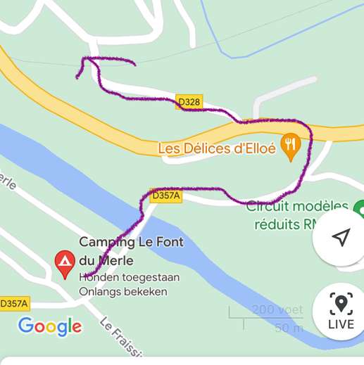 Een foto toegevoegd aan een locatie