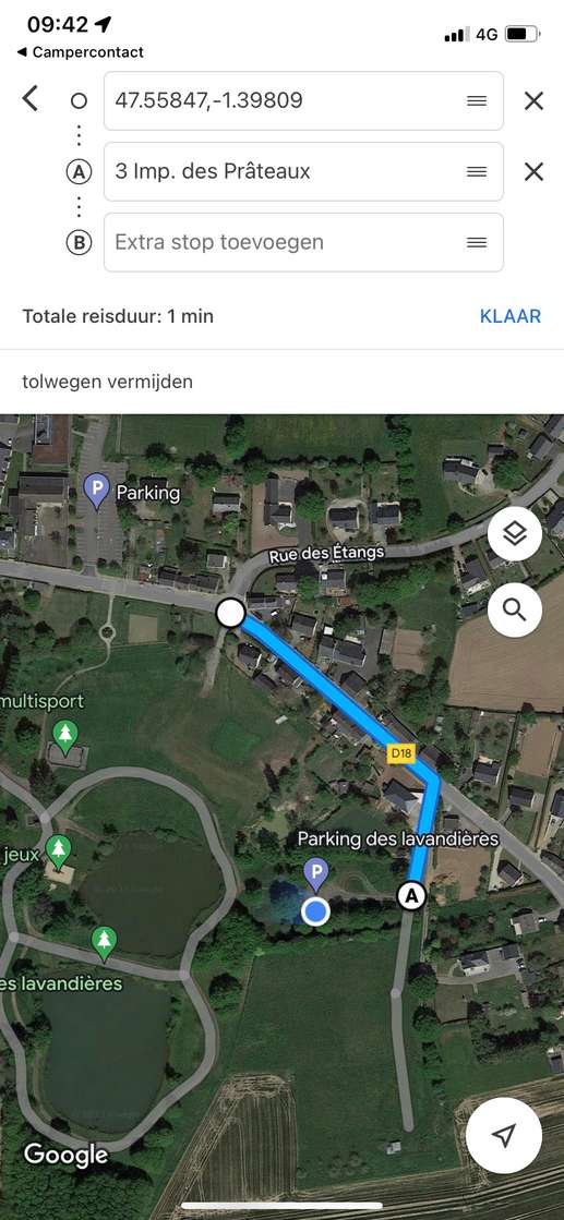 Een foto toegevoegd aan een locatie