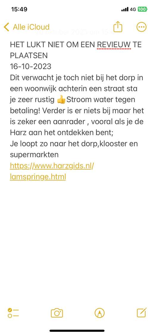 Een foto toegevoegd aan een locatie