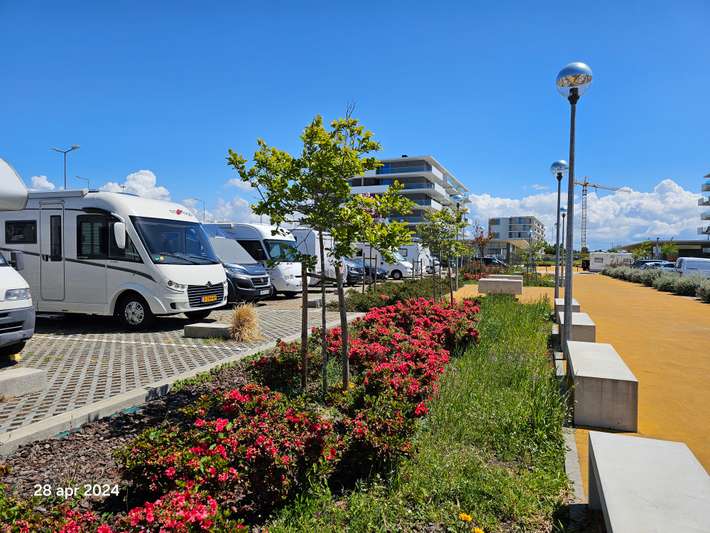 Parking and service area