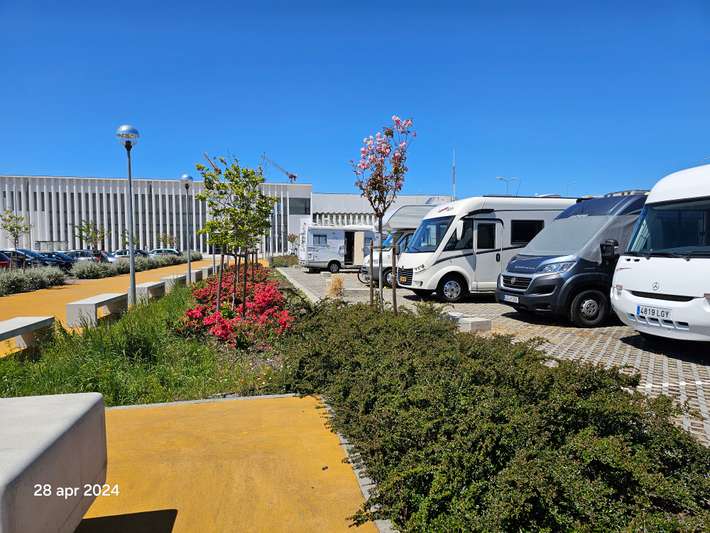 Parking and service area