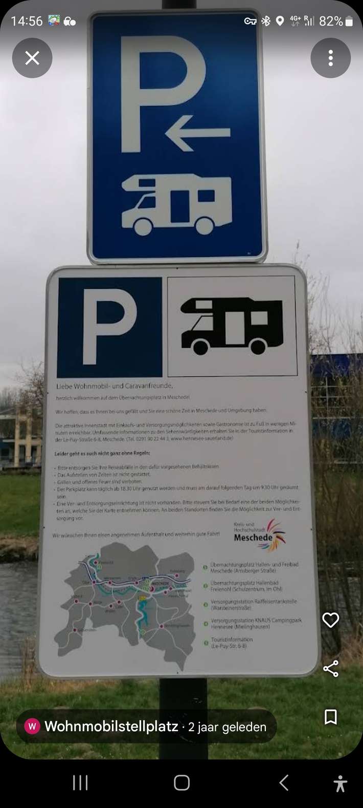 Wohnmobilstellplatz Hallenbad Meschede