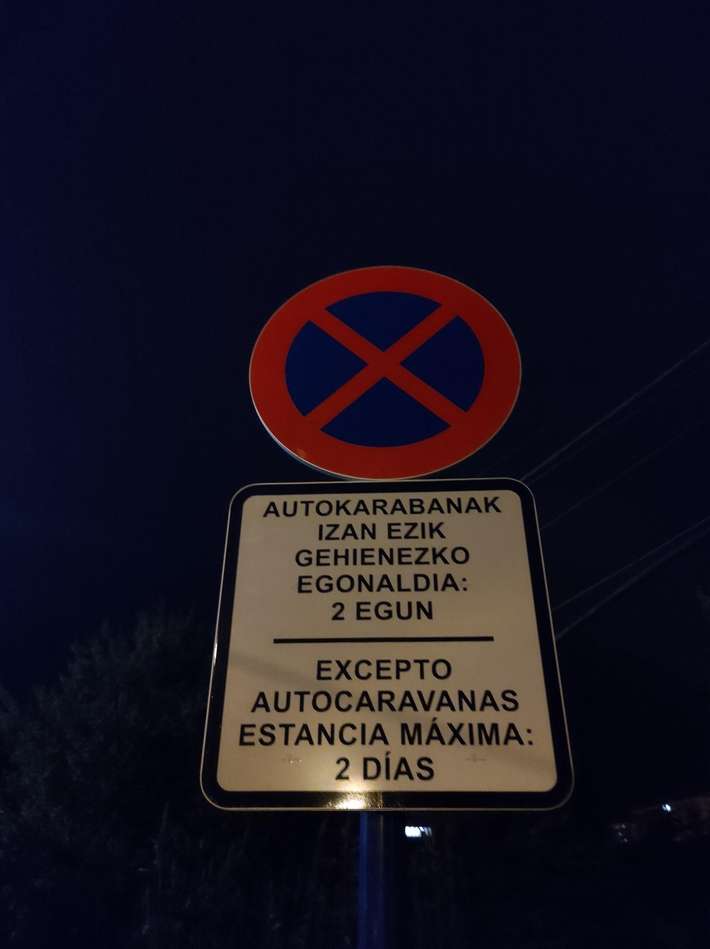 Área de autocaravanas de Mungia