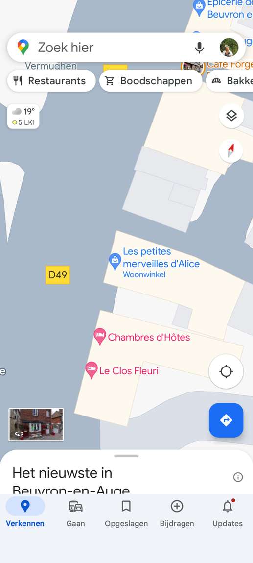 Een foto toegevoegd aan een locatie