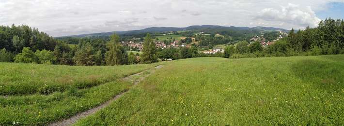 Kleiner Berghof im bayrischen Wald