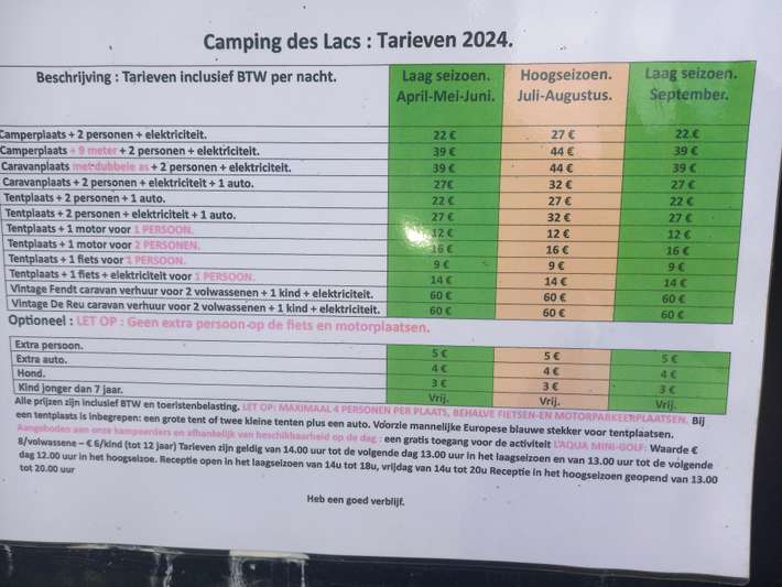 Camping Des Lacs