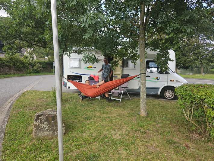 Parking bij Imbiss