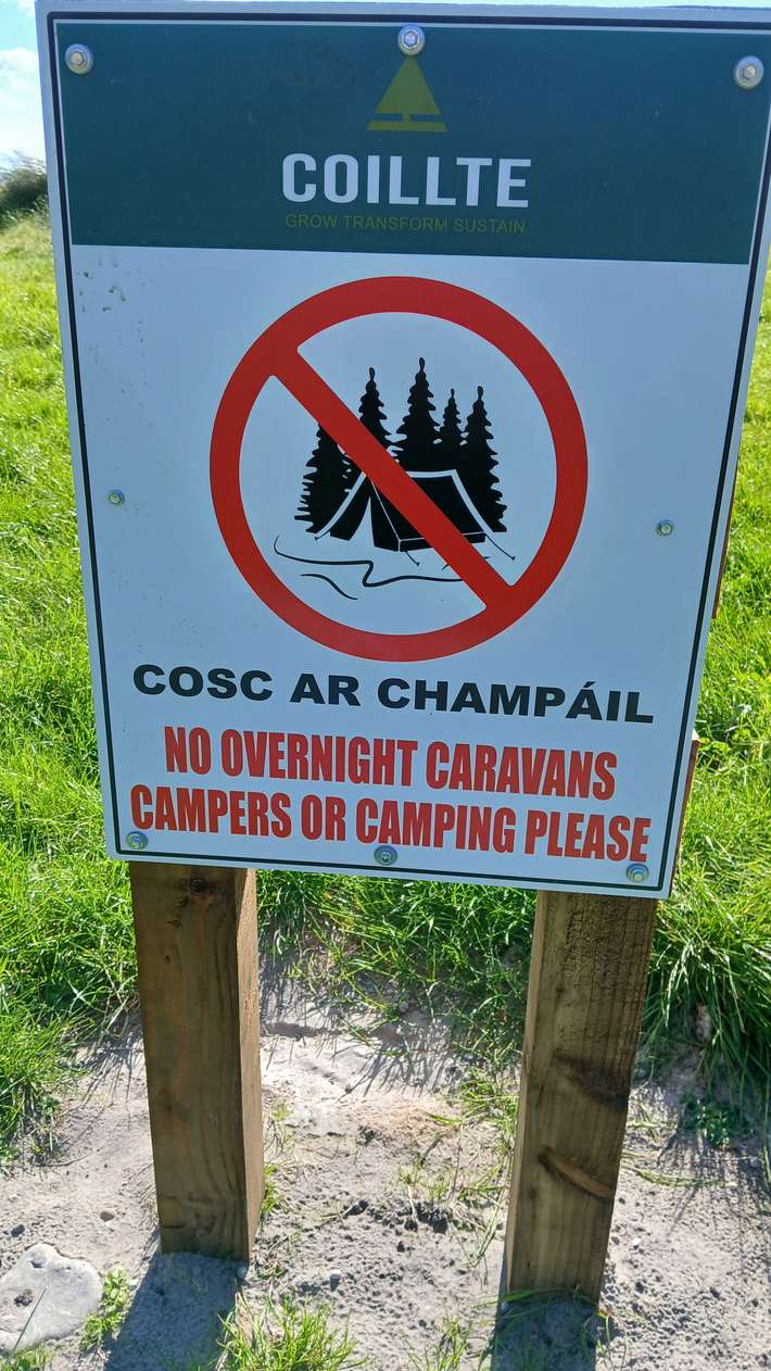 Parking Lissadell Beach