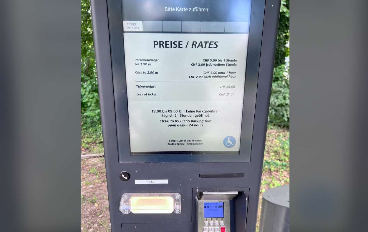 Parkplatz Rheinfall